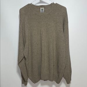 Olivers Tan Crewneck Sweater Soft Knit Casual